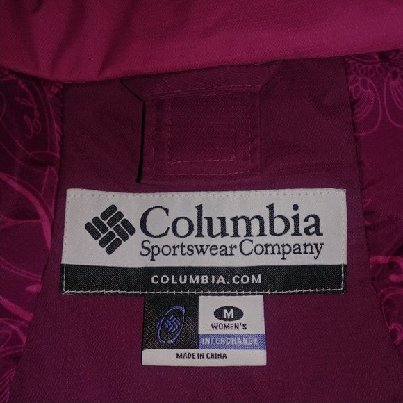 Columbia: Omni-Tech Waterproof Interchange Performance Jacket - Women's Size Med - Picture 14 of 16